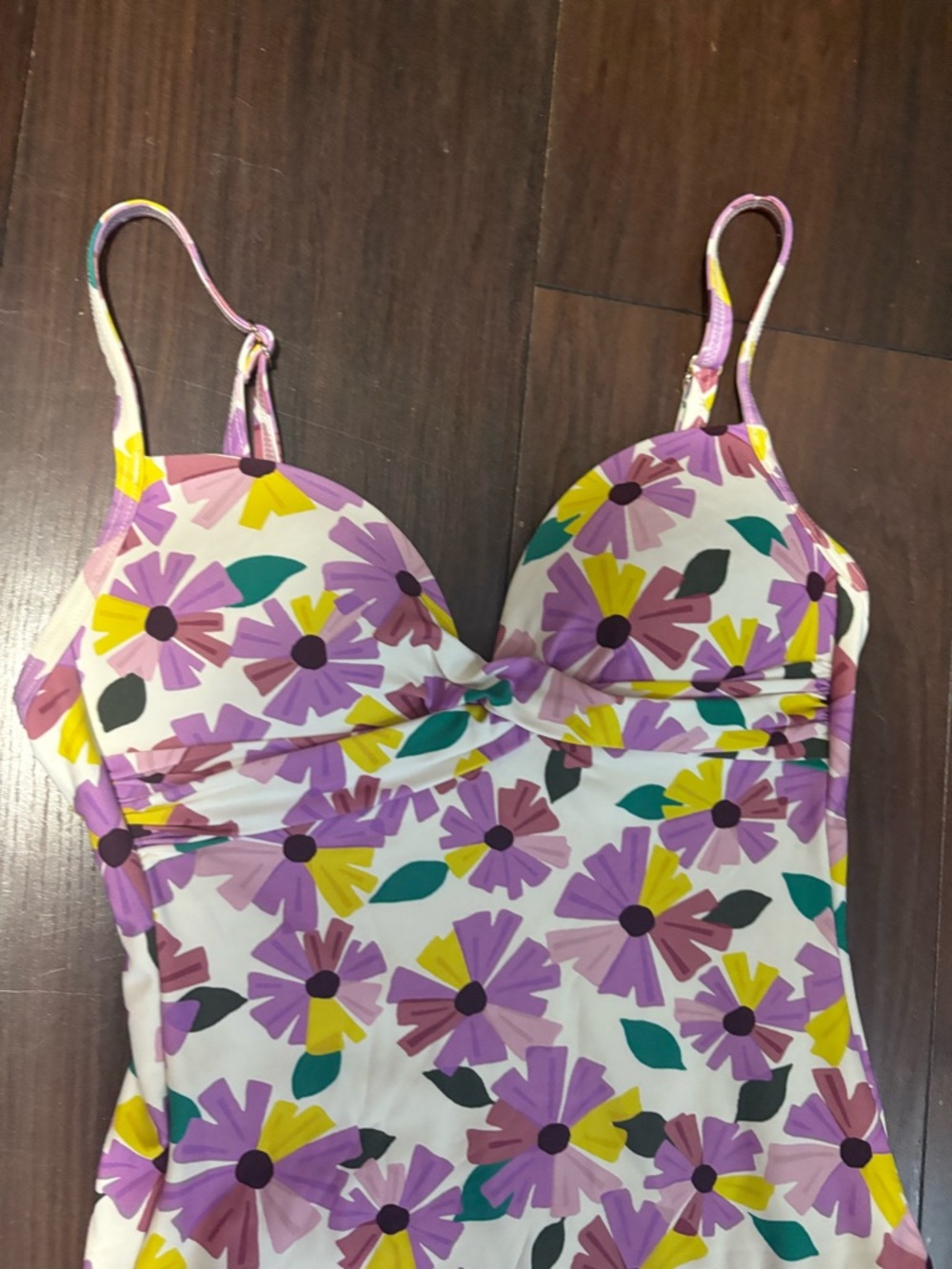 Kate Spade Floral One Piece Swimsuit Colorful Print Small - Picture 3 of 8